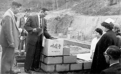 원주병원 머릿돌 사진
